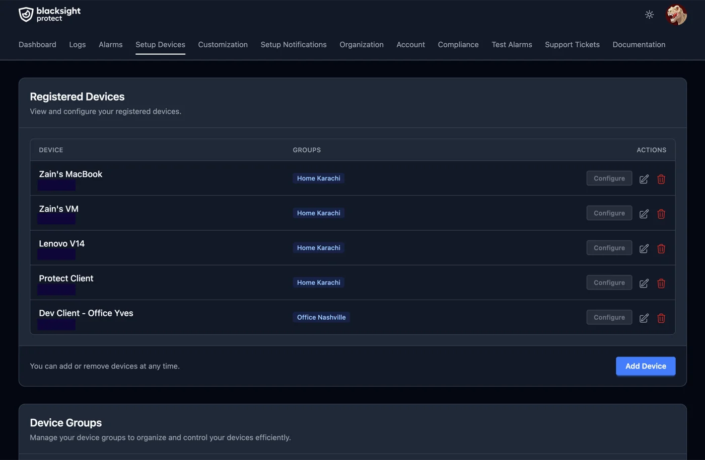 Monitor analytics