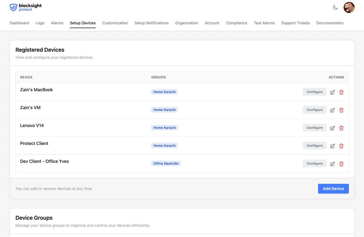 Monitor analytics